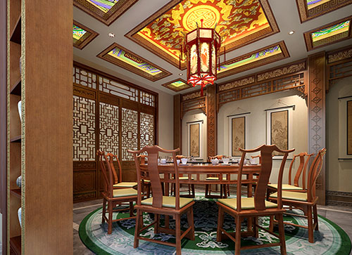 佳木斯中式古典风格家居装修设计效果图