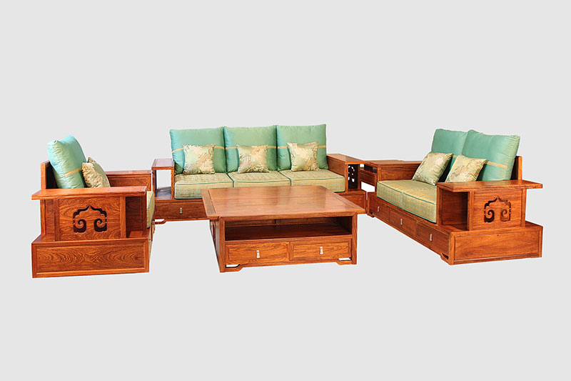 佳木斯中式实木沙发简直太美了