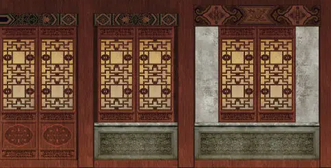 佳木斯隔扇槛窗的基本构造和饰件